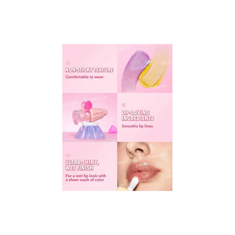 Sheglam Jelly Wow Aceite Labial Hidratante - Pinkies Up