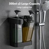 Refillable ABS Wall Mount Shower Soap Dispenser for Shampoo