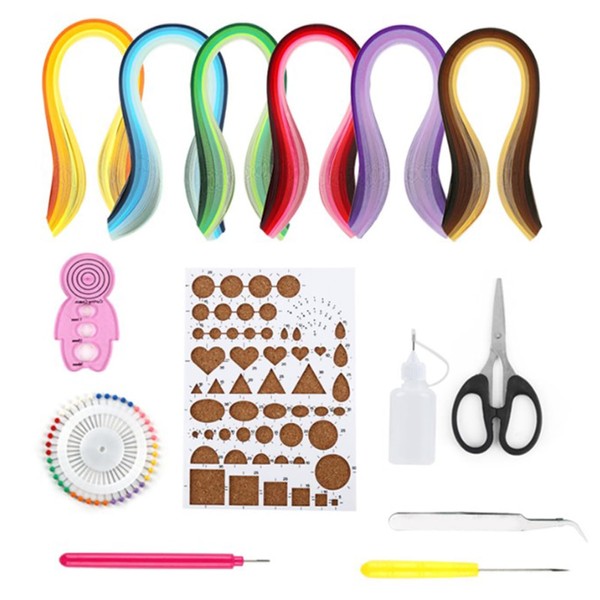 NOENNULL Beginner's Quilling Kit for Kids and Adults, 14 PCS