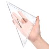 Coopay Large Triangle Ruler Set Square, 30/60 and 45/90 Degrees,