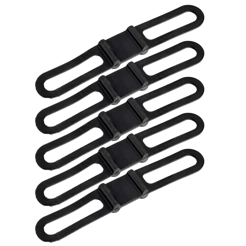 5Pcs Bikes Light Replacement Mount Silicones Band Elastics Belt Tie