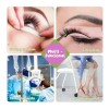 Cinta Micropore Extensiones Pestañas Mink 1x1 Pelusa