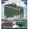 BigPonPon Fireproof Document Box, Hard Case Highly Flame-Resistant Fire Proof