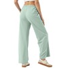 26"/28"/30" Inseam Womens Summer Pants Cool Thin Petite Sweatpants Wide