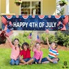 Happy 4th of July Banner - Large, 120x20 Inch |