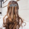 Rhinestone Bridal Hair Accessories for Women, 3pcs Wedding Pearl Hair
