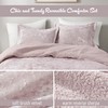 Intelligent Design Queen Comforter Set, Reversible Velvet Comforter Set, Soft