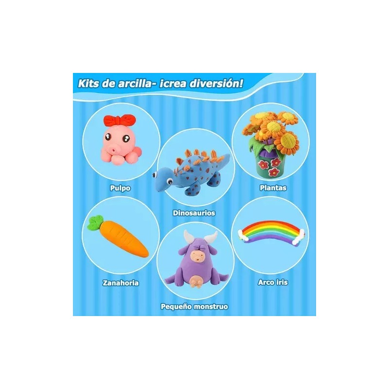 CB Foamy Moldeable 36 Piezas Diferentes Colores, Plastilina