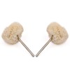 NGe 10Pcs 1" Genuine Wool Buffing Ball with 1/8" Shank,