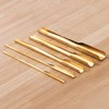 5Pcs Brass Clay Hole Cutter Pottery Ceramic Punch Tools Slotting