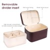 Estuche de Maquillaje, Gran capacidad, impermeable, Doble Capa, con separador