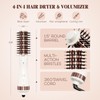 Dual Voltage(110~250V) Round Brush Blow Dryer, Hair Dryer Brush with