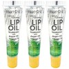 CRISPY BEAUTY HERMINE CLEAR LIP OIL GLOSS 3PCS (PEPPERMINT)