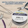 Soft Flex 24 Gauge Craft Wire 18 Meters - Tarnish