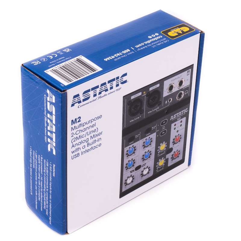 Astatic M2 2-Channel Mixer with USB Interface