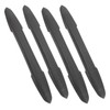 4PCS Bumper Guard Strip Carbon Fiber Pattern Textured 43cm Length