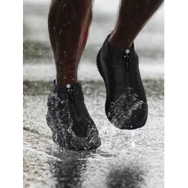 HTHOY&GOWY Shoe Covers Waterproof Silicone Rain Overshoes for Kids Men and Women