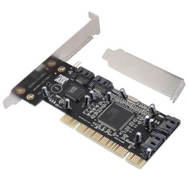 PCI 16X to 4-port SATA Riser Card 5Gbps Sil3114 Master SATA PCI 4 Port expansion Card