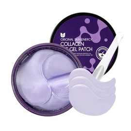 MIZON Parche De Gel De Colágeno Para Ojos, Colágeno Marino, Tratamiento Para Ojos Hinchados, Almohadillas Para Ojeras, Bolsas Debajo De Los Ojos, Cuidado De Arrugas (30 Pares)