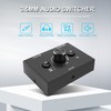 Lyaciomn 3.5mm 2 Input 1 Output/1 Input 2 Output Audio