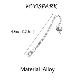 MYOSPARK Chickens Bookmark Chickens Lover Gift Chicken Mom Gift Bookmark Literary Reader Gift (Chicken Bookmark)