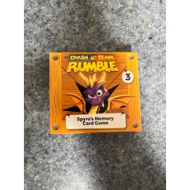 2023 McDONALD'S Crash Bandicoot Crash Team Rumble Game HAPPY MEAL TOYS Or Set - 3 Spyro's Memory Card Game