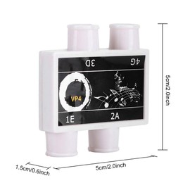 Tuner Pitch Pipe, Guitar Tuner Mini Digital Ukulele Clip on with Case for Ukuleles for Beginner