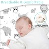 JMITHA Baby Mattress Protector, Fitted Sheets, Set of 3 Fitted