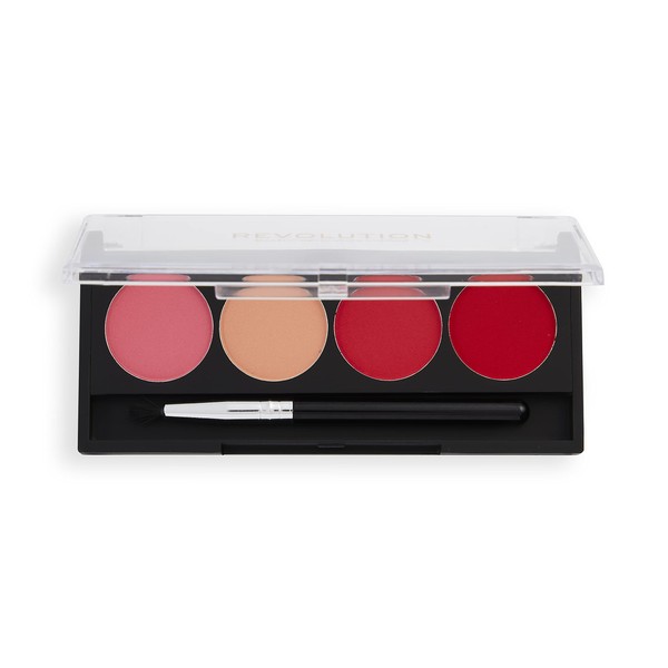 Makeup Revolution, Graphic Liner Palette, Coloured Eyeliner, Pretty Pink, 4 x 1.35 g