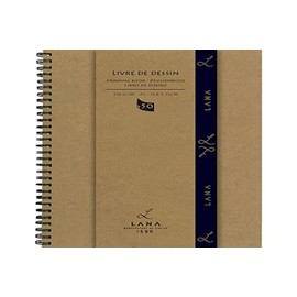 Lana Livre de Dessin Sketch Pad - Sketch Book - 50 Sheets - 5.29oz - Spiral - DIN A5, See Description