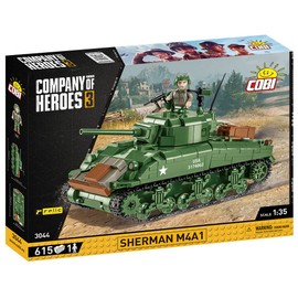COBI Company of Heroes 3 Sherman M4A1 Tank