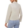 MINTLIMIT Cotton Linen Blazer for Women Button Front Long Sleeve