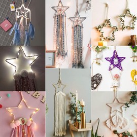 Yuragim Gold Metal Ring Wreath, Pack of 12, 4 Sizes, Metal Rings, Wedding Wreath for Crafts, Hanging Dried Flowers, Wreath, Macrame Hoops, Crafts for Dream Catchers, Floral Hoop Wreath, DIY Wedding