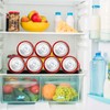 RISVOWO Pack of 2 Fridge Bottle Holder, Bottle Rack, Refrigerator,