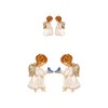 PME JEM Cute Angels Cutters, Set of 4, White, 9