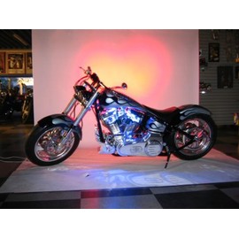 Green 4 Pc LED Neon Motorcycle Lighting Kit