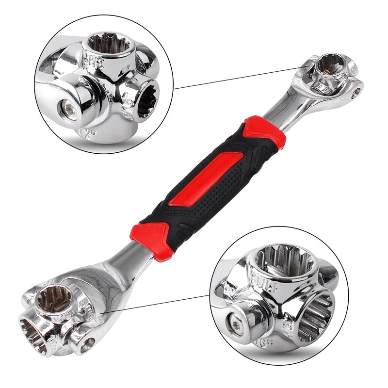 XINYUEST 52 in 1 Socket Wrench, Stainless Steel Multifunction Wrench