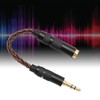 4.4mm Balanced Female to 3.5mm Stereo Male Adapter Cable Gold