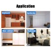 XNJIHWA 4 Pcs Round Wardrobe Handles Brushed Brass Drawer Knobs