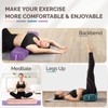 Yes4All Triple-Layer Sponge Yoga Bolster Pillow for Restorative Yoga &