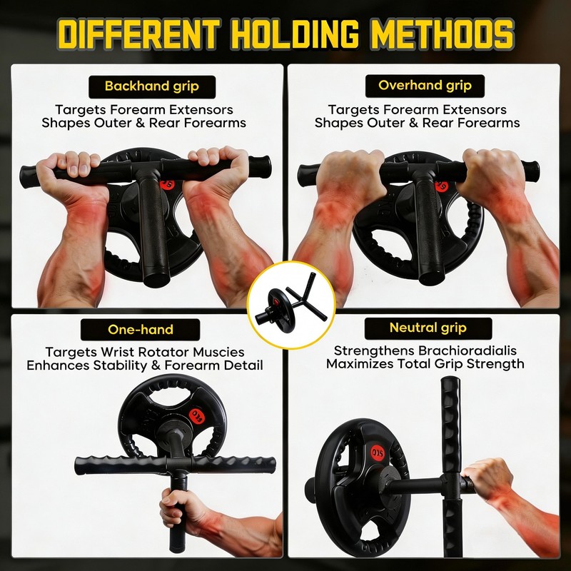 Vorynne Strong Arm Forearm Trainer & Wrist Strengthener, Adjustable Alloy