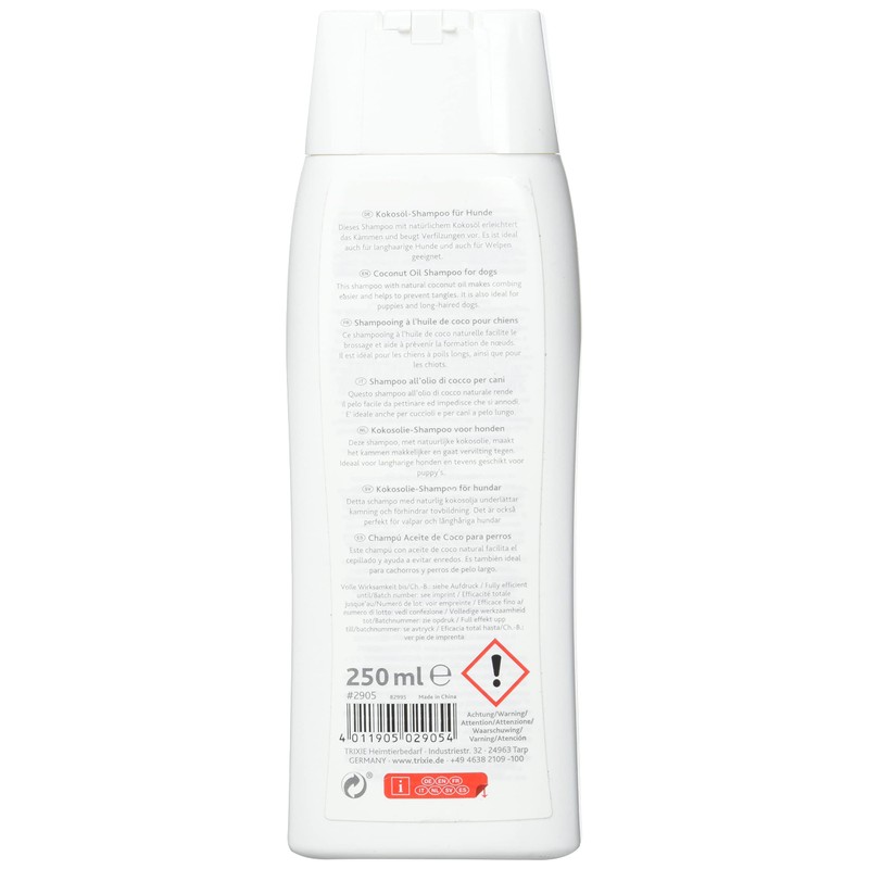 Trixie 2905 Coconut Oil Shampoo, 250 ml