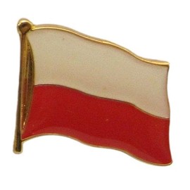 Buddel-Bini Versand Pin Anstecker Flagge Fahne Polen Nationalflagge Flaggenpin Badge Button Flaggen Clip Anstecknadel