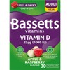 Bassetts Adult Vitamin D 25µg (1000 IU) Apple & Raspberry