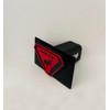 TEXHAS 3D Hitch Cover, Red Heavy American Flag Metal Trailer