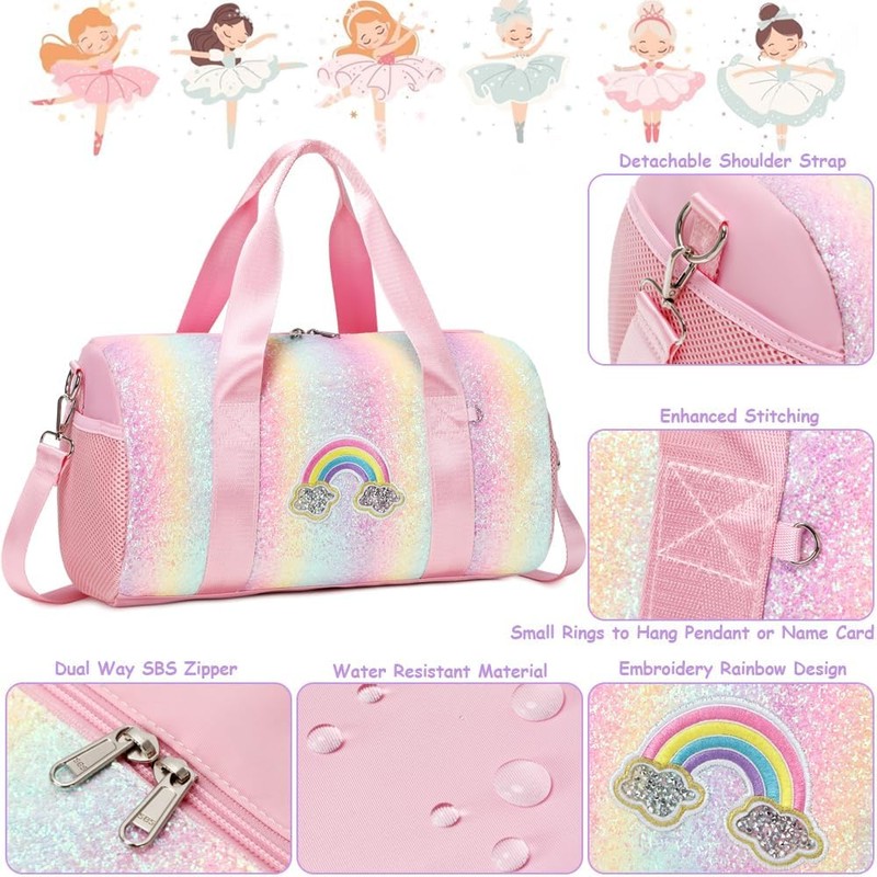 Meisohua Bolsa de Danza para Niñas Bolsa de Ballet Bolsa