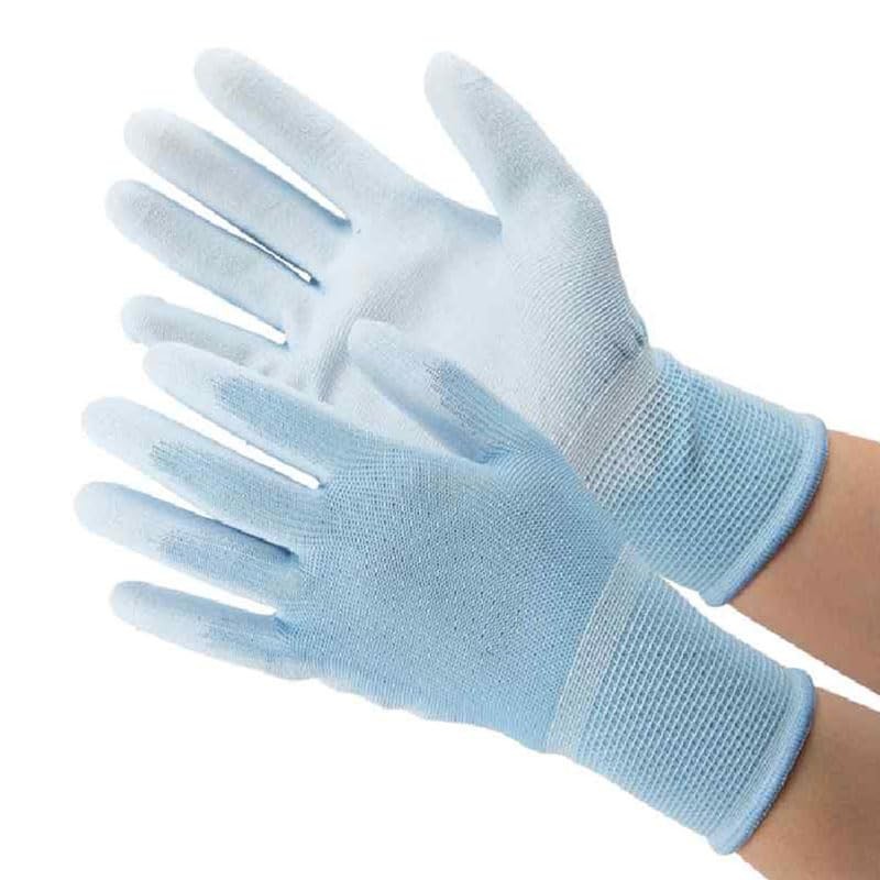 Uniworld 1510-10P Urethane Backless Gloves, Soft Fit, 10 Pairs, Blue,
