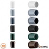 EMFA Caps for Round Pipes 30 mm White (RAL 9010)