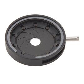 Adjustable Iris Aperture Diaphragm 1 to 16mm Aluminum Alloy Iris Aperture Diaphragm Adapter for Camera Microscope Optical Instruments