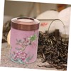 Zerodeko Matcha Powder Tin Storage Enamel Tea Canister Sealed Lid